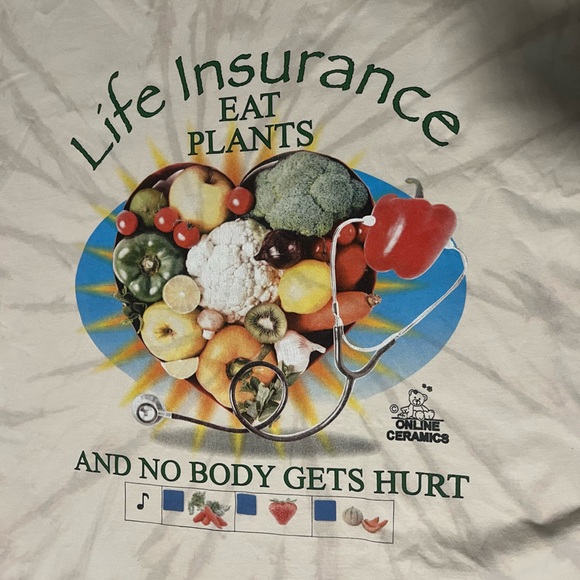 Online Ceramics Life Insurance Eat Plants tie-dye T-shirt - Picture 7 of 16